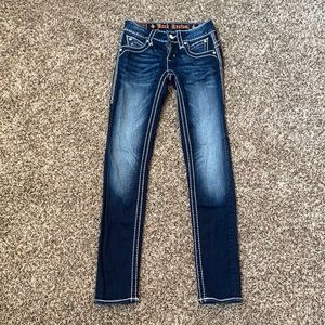 Rock Revival Dark Wash Skinny Jeans